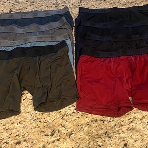 All in Motion Men's Boxer Briefs - Black, Gray, Red